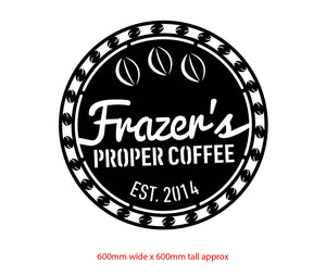 Custom Order for Frazer’s Coffee Roasters