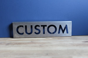Custom Word Box Style Sign