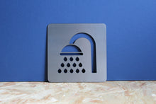 Load image into Gallery viewer, Shower Square Metal Sign