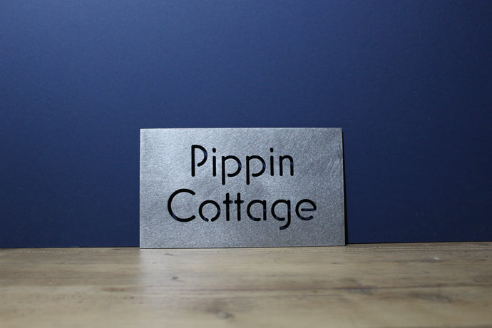 Small Custom Metal House/ Business Sign