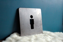 Load image into Gallery viewer, square man and woman toilet signs
