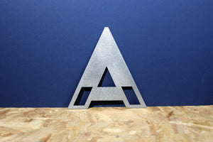 Large Metal Letter A, Industrial Style