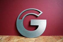Load image into Gallery viewer, Large Metal Letter G, Industrial Style
