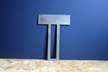 Load image into Gallery viewer, Large Metal Letter T, Industrial Style