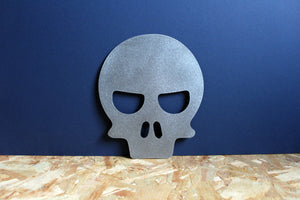 skull mild steel metal CNC plasma cut word sign
