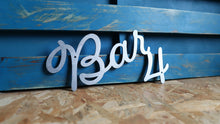 Load image into Gallery viewer, Bar 4 custom personalised mild steel metal sign