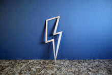 Load image into Gallery viewer, lightening bolt plasma cut metal sign