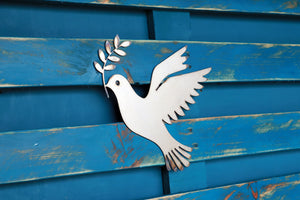 Dove with Olive Branch Sign