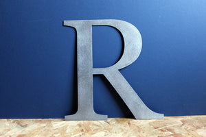 Large Metal Letter R Shop Sign Home Decor