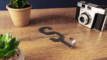 Load image into Gallery viewer, metal letter hook S