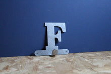 Load image into Gallery viewer, Custom Metal Letter Hook F