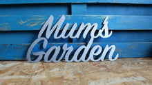 Load image into Gallery viewer, mums garden plasma cut metal sign