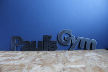 Load image into Gallery viewer, Paul&#39;s Gym custom personalised mild steel metal sign