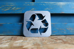 metal recycling sign